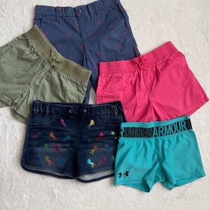 Under Armour Blue Athletic Shorts Lightweight Elastic Waist